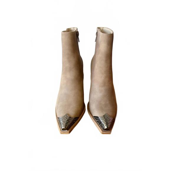 NEW OASIS SOCIETY women's zion western boots in cedar - Picture 1 of 3